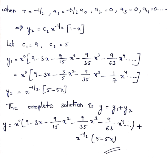 wheh -212a O, -O...- O a 4 9- 37 35 63 3 n 3 s- 2 The complete Salution 2 1-3x- 35 63 (5-5