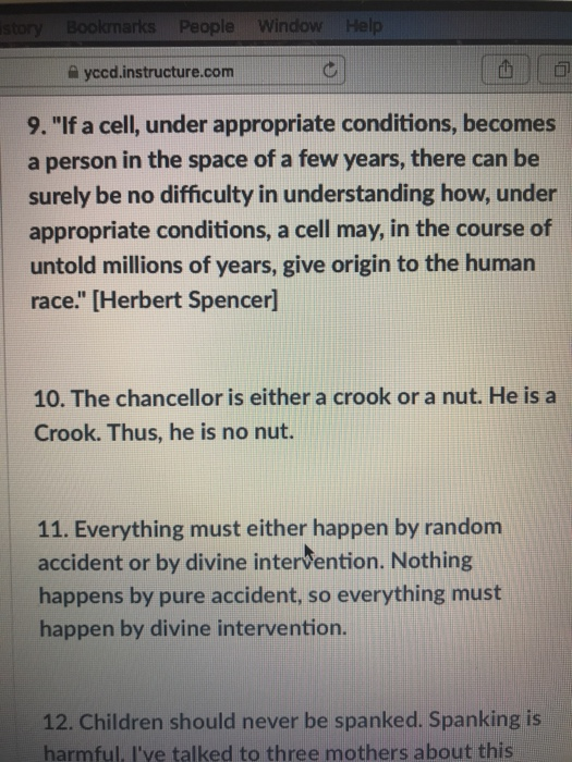 kmarks People Window Help yccd.instructure.com 9. If a cell, under appropriate conditions, becomes a person in the space of