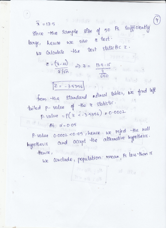 cieut ge heuce use usez tert te Calculate the test static tic z C 7. 050 =-3.5356 tailed p-value of -tac, Statistic. P-value-