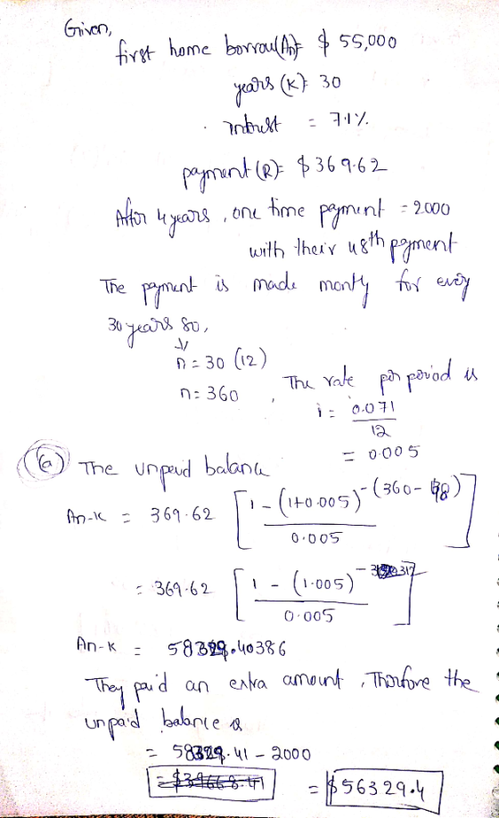 ivt hame berh 5500o Ms The 30 (2) The Y n: 360 he ungud balone 69 62 「-( +0005)-(360-%) 0 005 :361-621 - (1-00s) o 005 An-к :