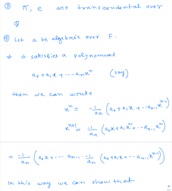 TY e frans ezndental ove y Nte F . a be alae brue Let Polynomial if satisgies a Cso) ao t a --- an t wJuke then Can we 1-u.