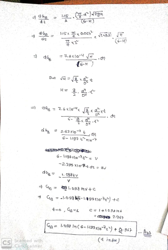 A6 d t dt <6-H チ.gx[O 4Ja ,dt. 6-H d@g = 국. 6 x1o-vx嘎倍xt ) 2.96 (t inox) cs Scarned with Can scanner