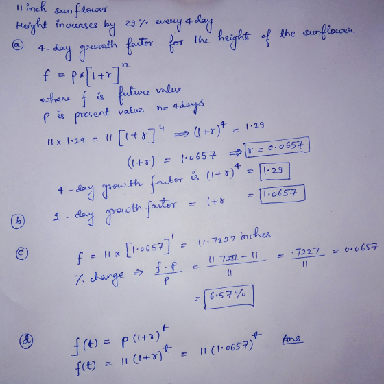 inch sin Fleoer He ed increases 217-eveud usoth faitre the height 4 rn s present value n 4 days I 29 千 imches 21 C,57% 七 女 f(