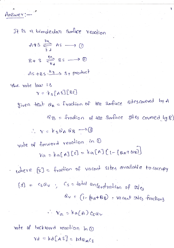 Answer Tt is abimdleulan &urlace Yeaclino A+S AS product As +8s .3 st 4he Yate law iA given teat , = fraction of tee Suface S