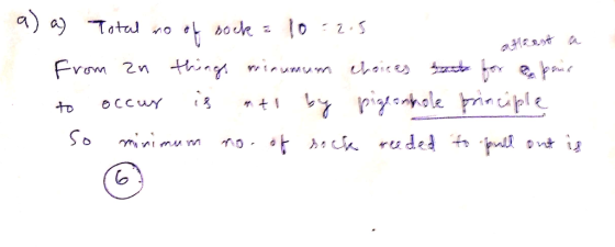 a)Total OV thing From hoices 2n piohole riniple OCCuY to So