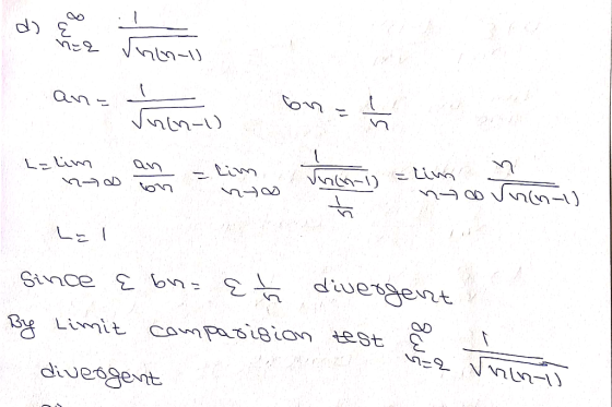 d) an uegent Since o