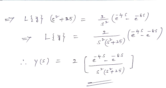 25 e e +25) y (s) ss5) 2 b