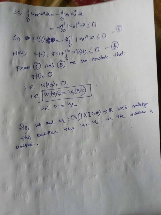 So JX So Now Fram (2 Cnd (5 we can conclude that FO ;e wa-O he wiyw(yt) e w W, W and w To XTo)R both ats W e So +the oatiom i