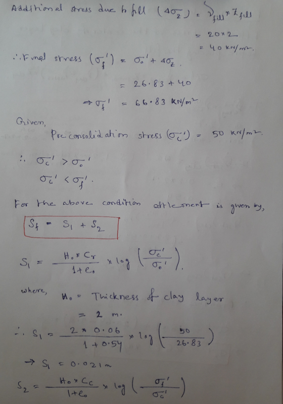 gilu 20x2. 26 83 o Givem For he. above conation aitle sment awen ty, lte。 Tueknessclay la t 51 26. 83 -ラ S, 0.021. C. 2.