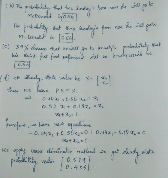 The prob novo Re ul got ら | 0.56 ra stys . probabiteľ teat (c) 39% clame that he wiege to k erenu uw be krusty 0.56 χレ O.02+