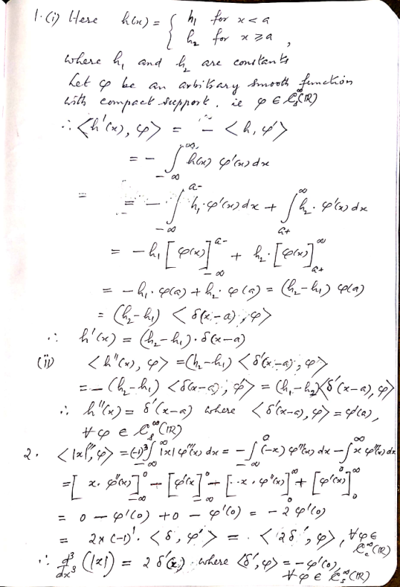 a cont lan and are Let p be an arbikary Amonti it empact eepponk . a), ie R, a- -4 (o) = &- 61,) qala) -4.a kcn) = 4- ). S