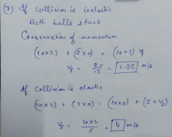 Cellisin is inelaihe Both ball stuek Comervahan d mentum LOXL) xd SX 10 2 o 1.33 m& 17 Callimon is elashe 10x0)(5x oX2) t C5x