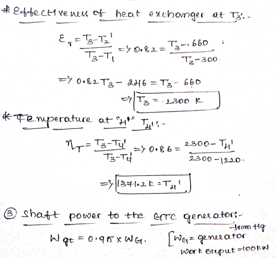 660 2 2 300- 13-T 2300 1220 Jt ③Shatt potoer to tte errc qena ator:-