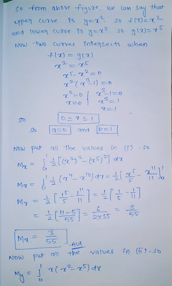 figure So fom above that we can ppe cunve aMd lowe의 CuOve fs 1=2>. Cuaves intesects when NOw two (17 2- 2 9 X St amd put all