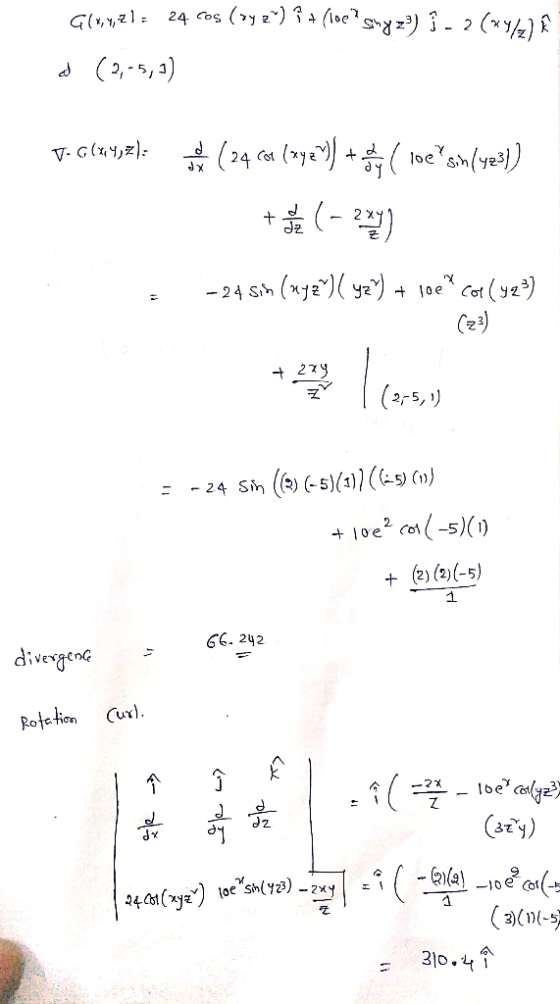 24 ( esi(ye}). V- G (, (nj2) y2) - 24 Si + l0eCot y3) 279 - 24 Sin + (2) (2)-5) 1 G6. 242 divegene Cur) Rotation (sy) oe sh