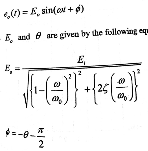 0 and θ are given by the following eq 2 0