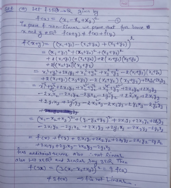 PAGE ceity)Lt (Xa+ у 오)a, t@stya) = has addihonal terms. albo not linea,