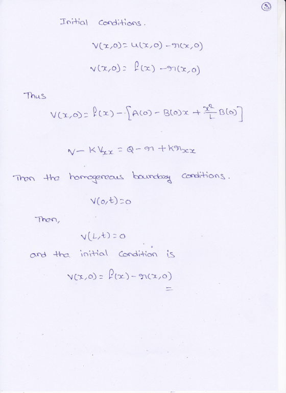 Tnitial Conditions Thus then, and the initial Conditions