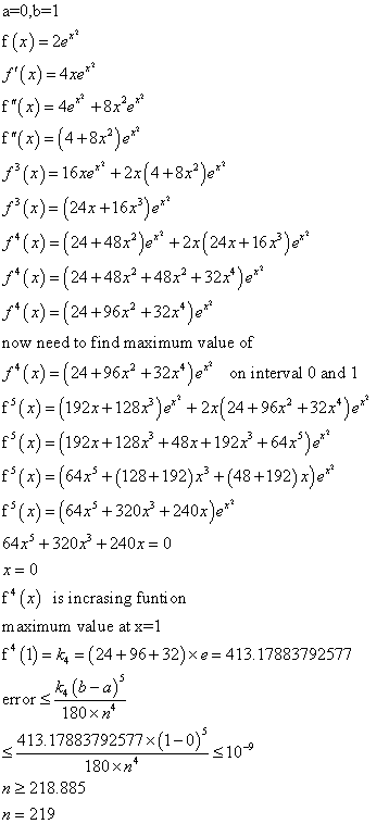 a 0,b-1 f (x)-2e x)(4+8) f3(x)- (24x +16x3)e (x) (24+48x)e +2x(24x+16x ) (24+48x +48x*+32x)e (x) (24+96x +32x)* now need