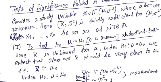 Texts of inifiemce Relakd do Conridex a study yaniable N(u,02), here o ave Unknown Here hen Xi, Xn be an s 0d Ne X2idunty Aic