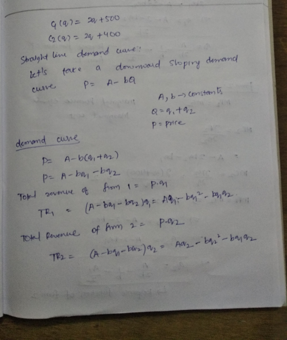 C2 (92 24, t400 Sralght line demand cune etls tare denuwaid Shoptry derrand A- ba curne A, bConstam t P price demamd cune A-b
