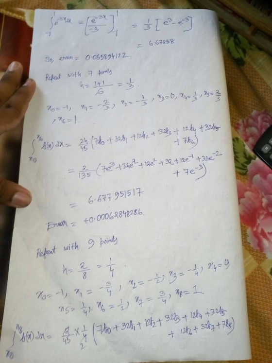 le 6.67858: S9 error 0.065174122- ofe with fondy t+ 3 mo 135 6.677 951517. = Ropest with painl no ,g-1