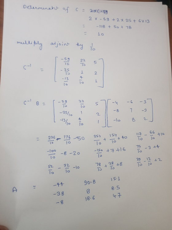 DEtunmunah of C= 2x-gg 2 x-59+2X 25 t 6Y 13 J18 + 5ot 18 lo ad join y -59 22 To - 25 2 -13 22 - 59 -6 - 3 -4 B 2 7 -3 -8 25/1