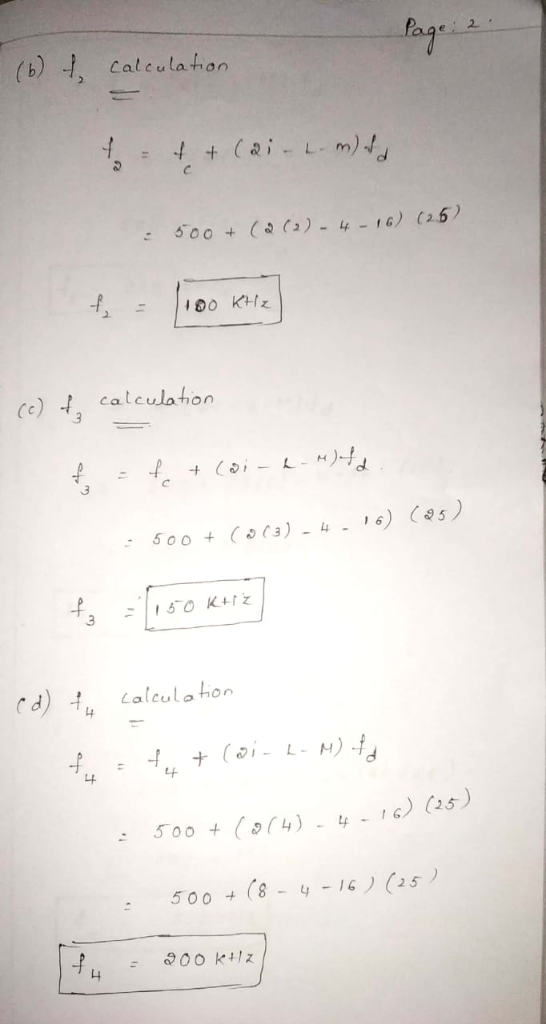 2 (b) calcola こ500 + (a(1)-4-16) (25) 100 KHz ce), caleulation dl 500 sc) 1) s) 3 1+ 500)) (s) 500(8 -4 -6 (5