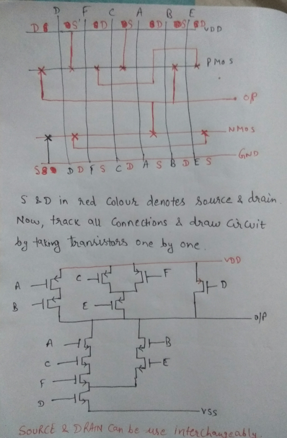 op GND S &D in ½ed Coloub denotes sousce&down bs tRing hanbusibots one hy on VDD SouRCE 2 RAnt Can be ase interchaueadly