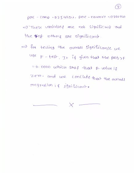 teslins the ouevall signiticonte we -. o000 uohicu say s4uat p value is zexo and we ontde ua que coeral negyes ion isini icou