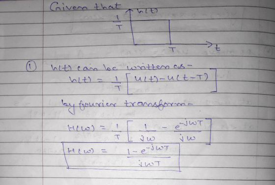 Gaivenn that nE T T nlt cano lac usnttenn cs - uLt-ut-T) 1 lt) T y feusciee trsfarecn eJWT 1 T Nw 1-ejwT