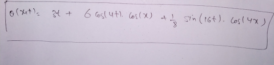 (t6t). Cos4x) 6 Cost ut). Cosx