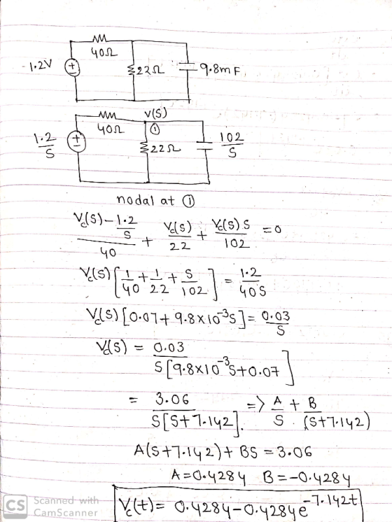 401L Q.8mF, v(S) 1.2 + 10 2 22 L nodal at O V(S)-1.2 2.2 102 1-2 40 22 02J 40 0.03 y(s) 0.03 3.06, -〉스 te A428 -0.428 04284-0