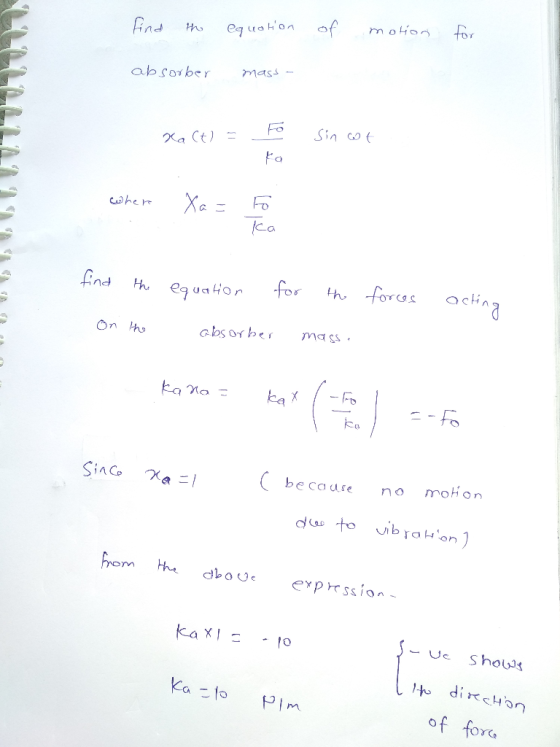 for of moton euohon mass absorber FO Xe= ca hen find for thforos acina e uaon clos orber On th Tmass ka X - Fo Sin Co a- moh