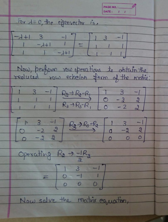 PAGE No. : DATE: II s 2 Now solve +