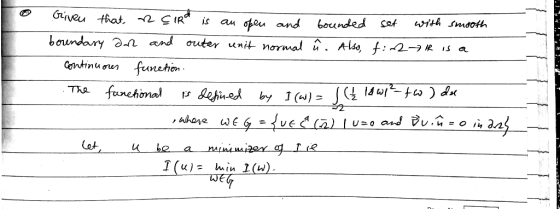 Crea is an ơpa and bounded car with smooth Criveu tfa. boundary ΌΠ and outer Unit normal ^. Also, f:d2- a 0n