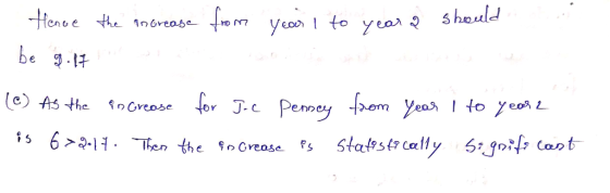 Henee the yeoor to year sheuld nGreose be 1 (c) AS the Pemey tomyear to yeo nGreose 6>.11Ten the fnGreose statest cally goifs