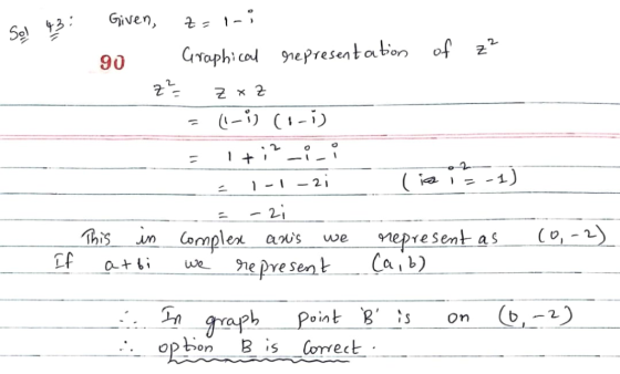 Se,9-3 : Given 90 raphica/ 9epresentation of z~ 군 군 2 2 o I -2 This-wn Complex aus we nepresentas-Co- ue present Ca,b) Point