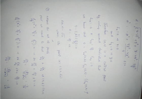 2 y-un2 ++ , 2 - 31 t +12 ) :0 fyco Tharve bre Cret Cal fcint Co, 0) gecond deriv alue lak fuy 9-2 KLG lnoww y Ca,6) f G.6)-