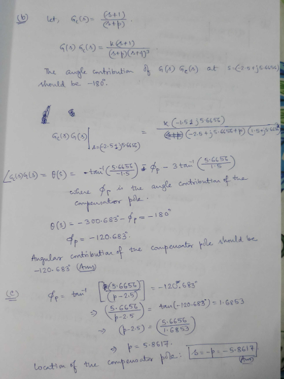 (b) let kst1) augle Cantributian G) Ge) at s-2.5js.cuse) The Ahould be -Igo. C154356655) AE2.51js) 2599.5 S.I 3 tau the augle