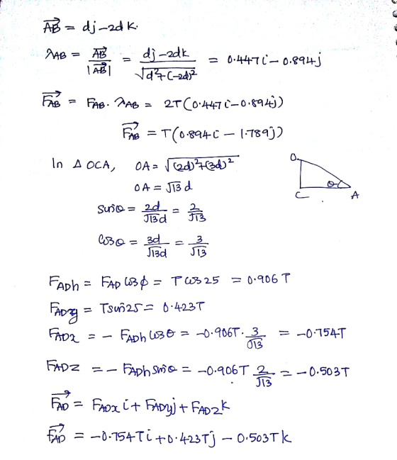 ABdj-2d K dj-2dk NaC2 0-4470.94j - 2TC0.447 C0a) FAB. AB AB 894-C 78j) In A OCA OA= 2d)edj OA = J13 d Suno J1Bd J13d J13 0.90