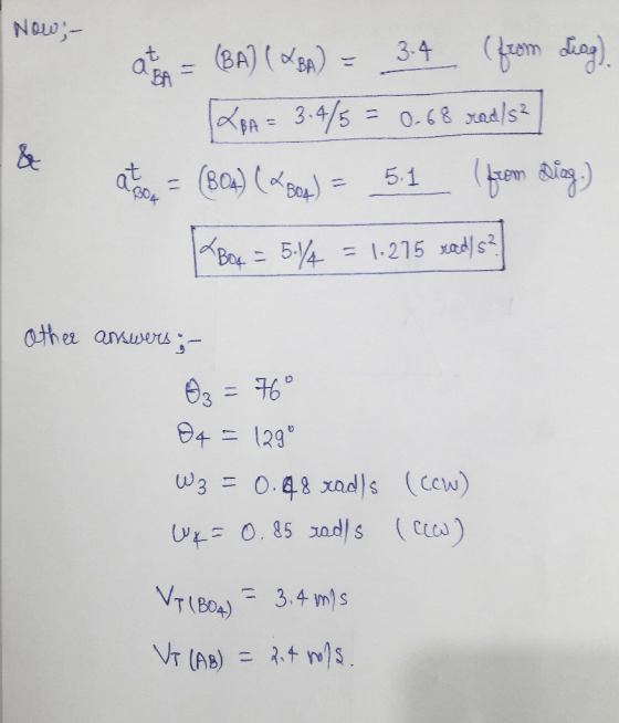 Now (ram g) 3-4 (BA) (SA) t a A3-4/5 (8a) () 0-68 xad/s & 5.1 1-275 xnds Other answers 03 129 0.48 xadls (Ccw) (ccs) い4= 0.85