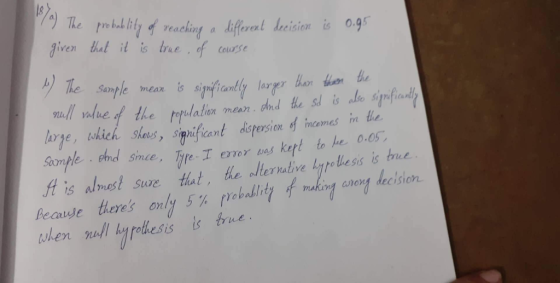 reaching ferent decision is 0.95 Jiven bat it is tne of cours 2) he null value-f the rer-lation mean, dnd 払esl is Lo signfia
