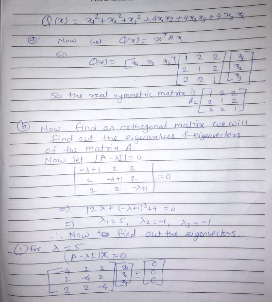 2211 2 of he matnA Now let / A211 t2 2 No toind out te eigenvectos hco 2.