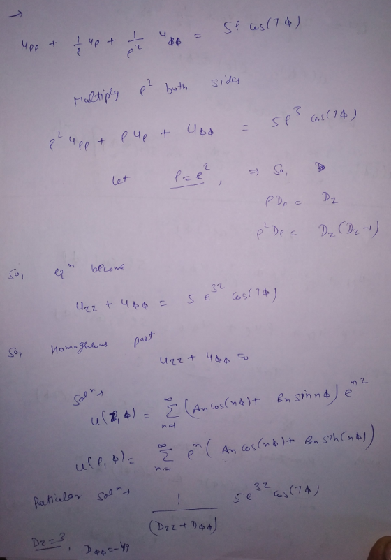 17 Hlctipfy buth 2 as(74) + Let DZ becone S e Cas( 14) Momegnaens Part An 2 4Je Cos(n4)ナ B2Sinnd An os(nb)t Bn Patialor Sal