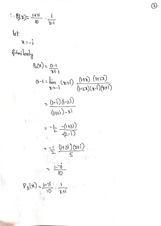 (3 t P)= a-l xt a-1Aim 4)4x) (H2) 1-i)-21) ai)2i +3) 2-1) (431) (2+1) P3lx) 10