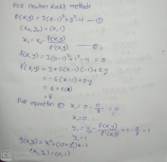 For necuton Rocts method foe,y) fax 8 5 cs CSI Scan CamScanher