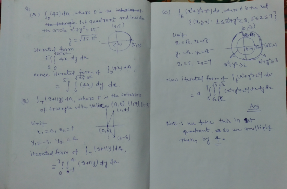 the tsiangle 1st qualrant and intid lo, ) timit lteratl form 11 1) un te (44) An (i m i 9+11 rm d