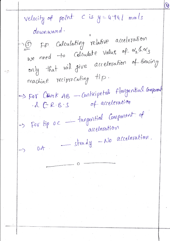 downwand Fa Calculatiagyelahve aeleyasion on ly -that wi ve accelerafion machine recipreCafing tip I C R.&S 아, acceleration F