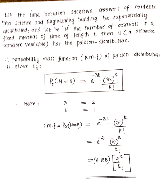 et te ime berween soceceve arf (tudenti to science andginei bdbe exponenally tolted, andlo e \ the humber of asiva a fixed